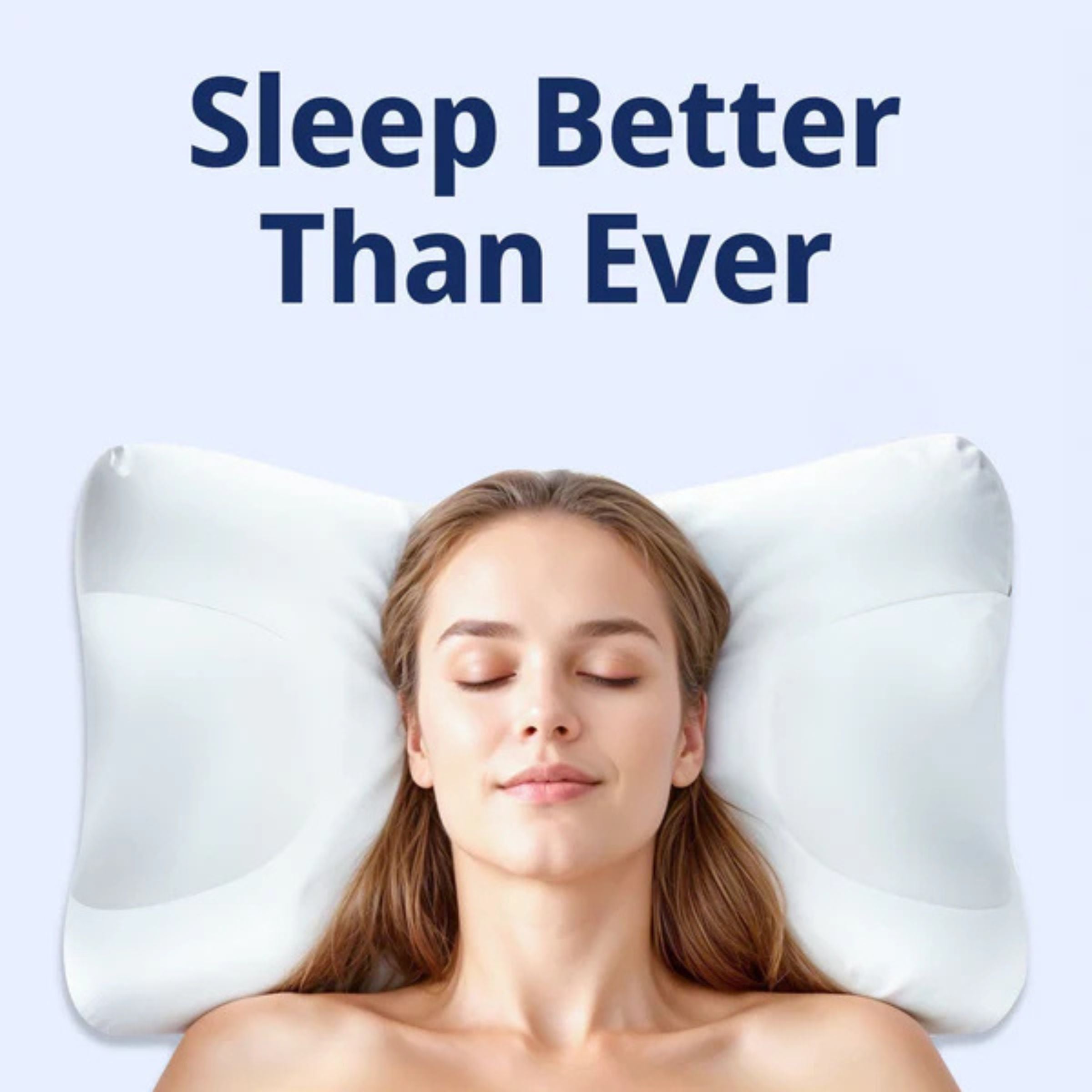 B&B Beauty Sleep Contour Pillow with Satin Pillowcase