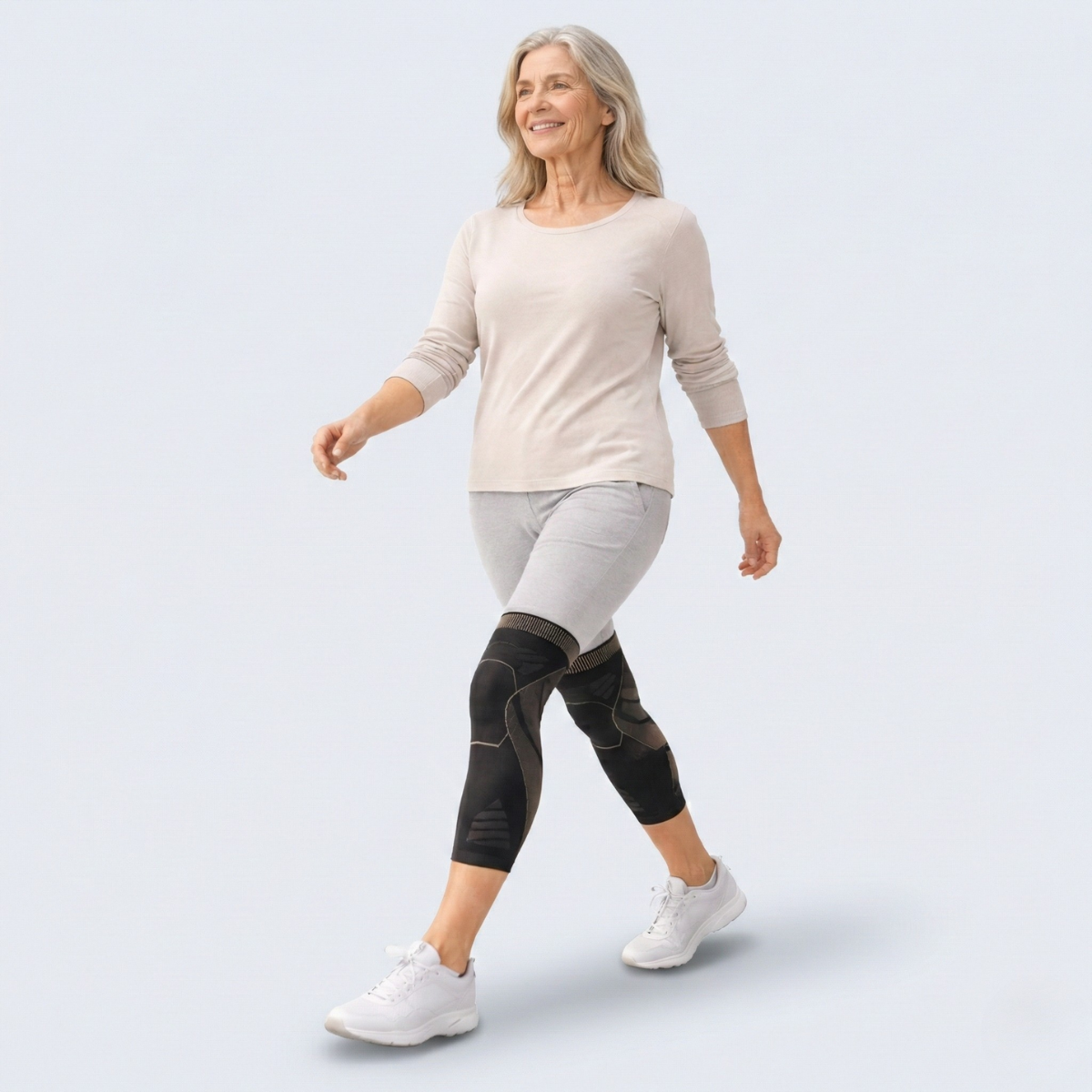 B&B Knee-High Compression Socks (2 Pack) – Supportive Leg & Calf Compression