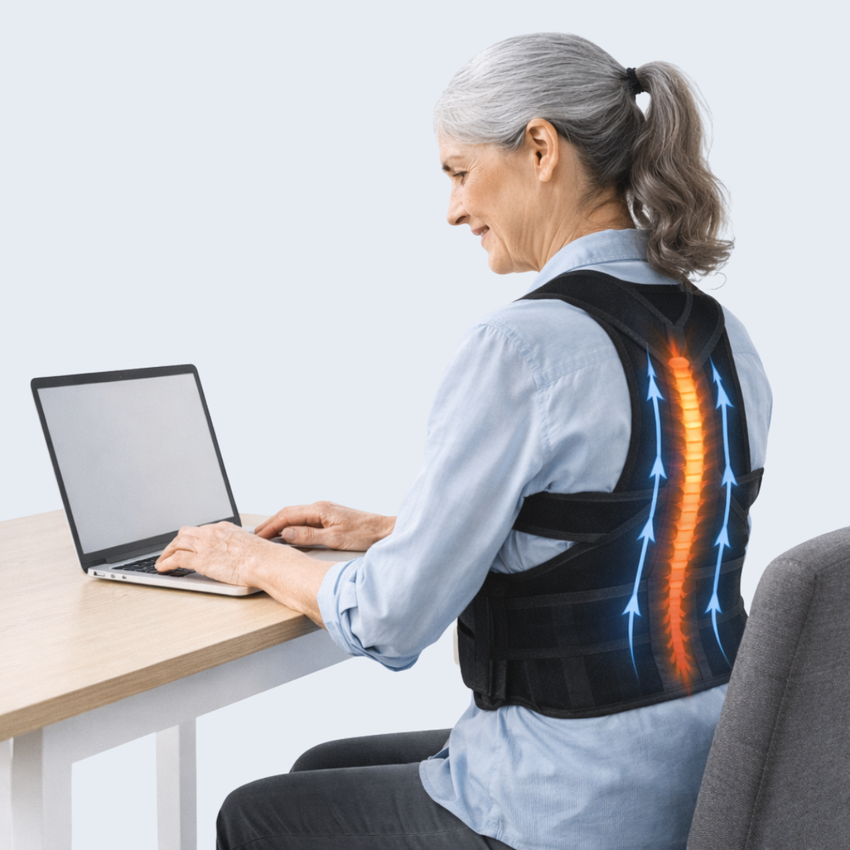 B&B Back Posture Support Brace