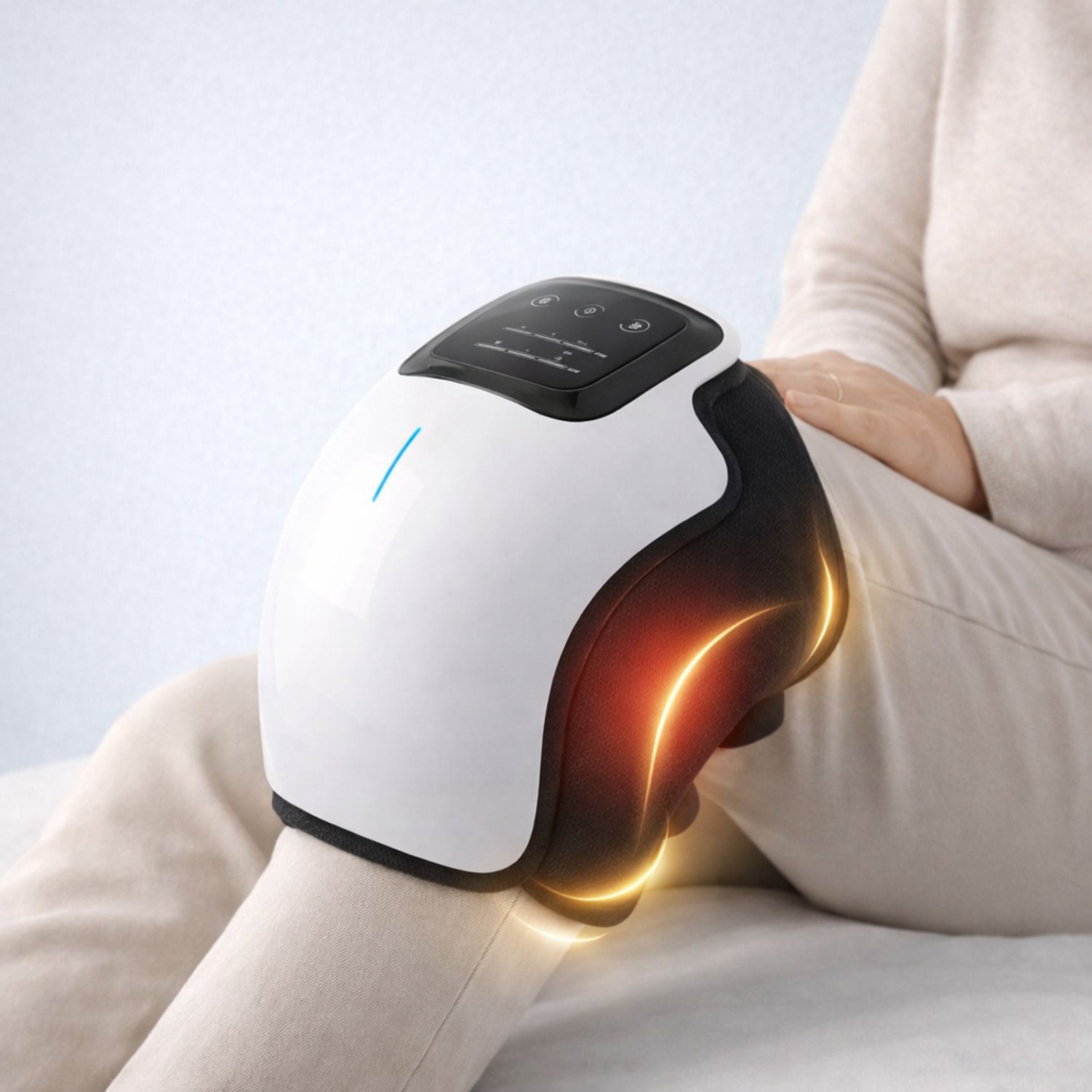 B&B Smart Knee Comfort Massager with Heat & Red Light