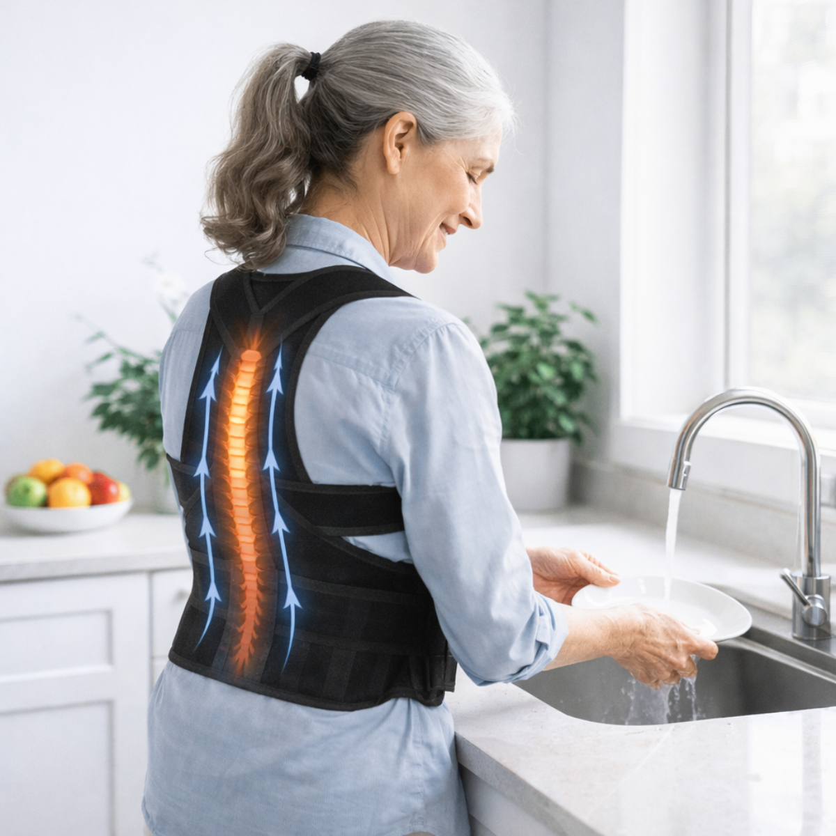 B&B Back Posture Support Brace