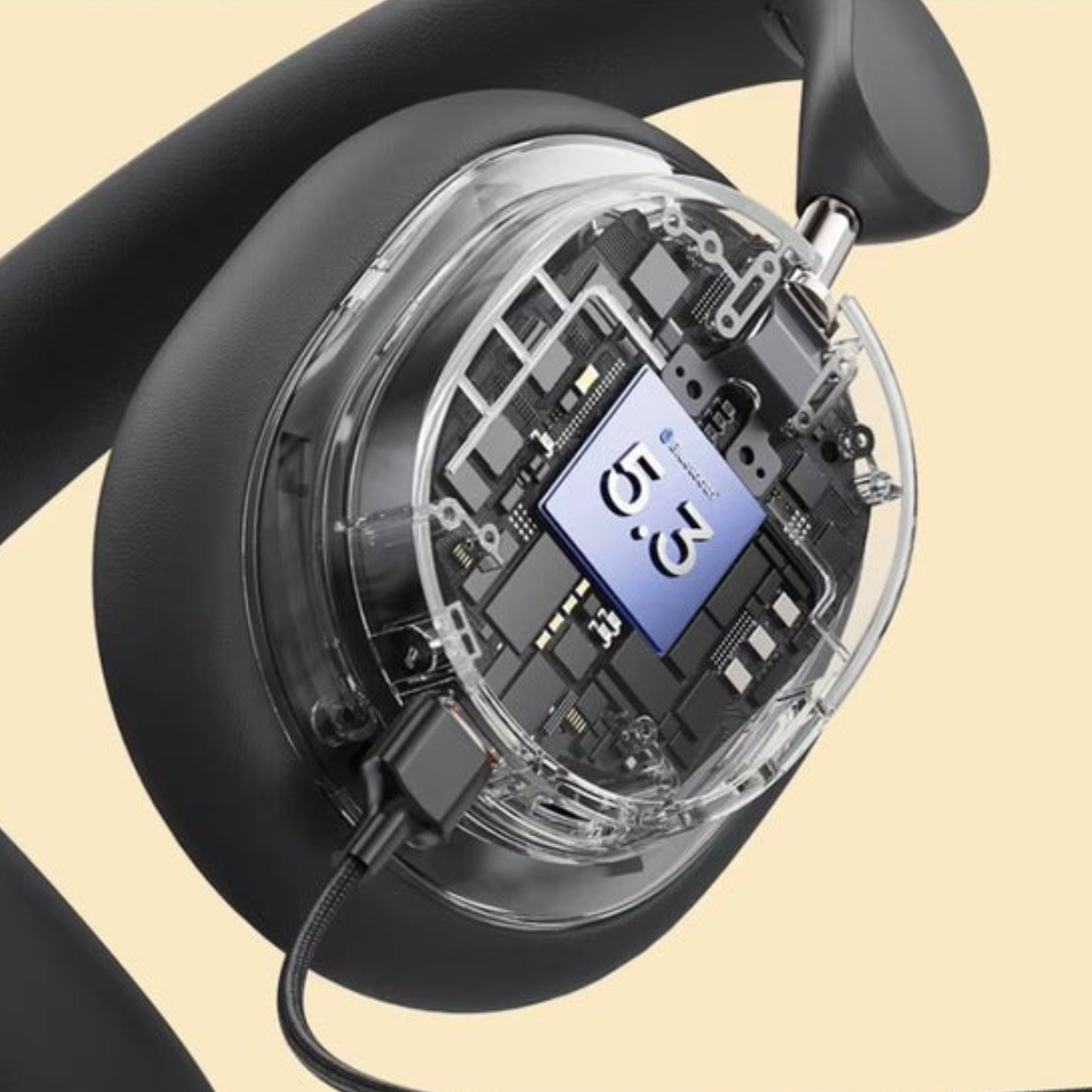 B&B Wireless Over-Ear Headphones – Active Noise Cancelling, Bluetooth & 30H Battery Life