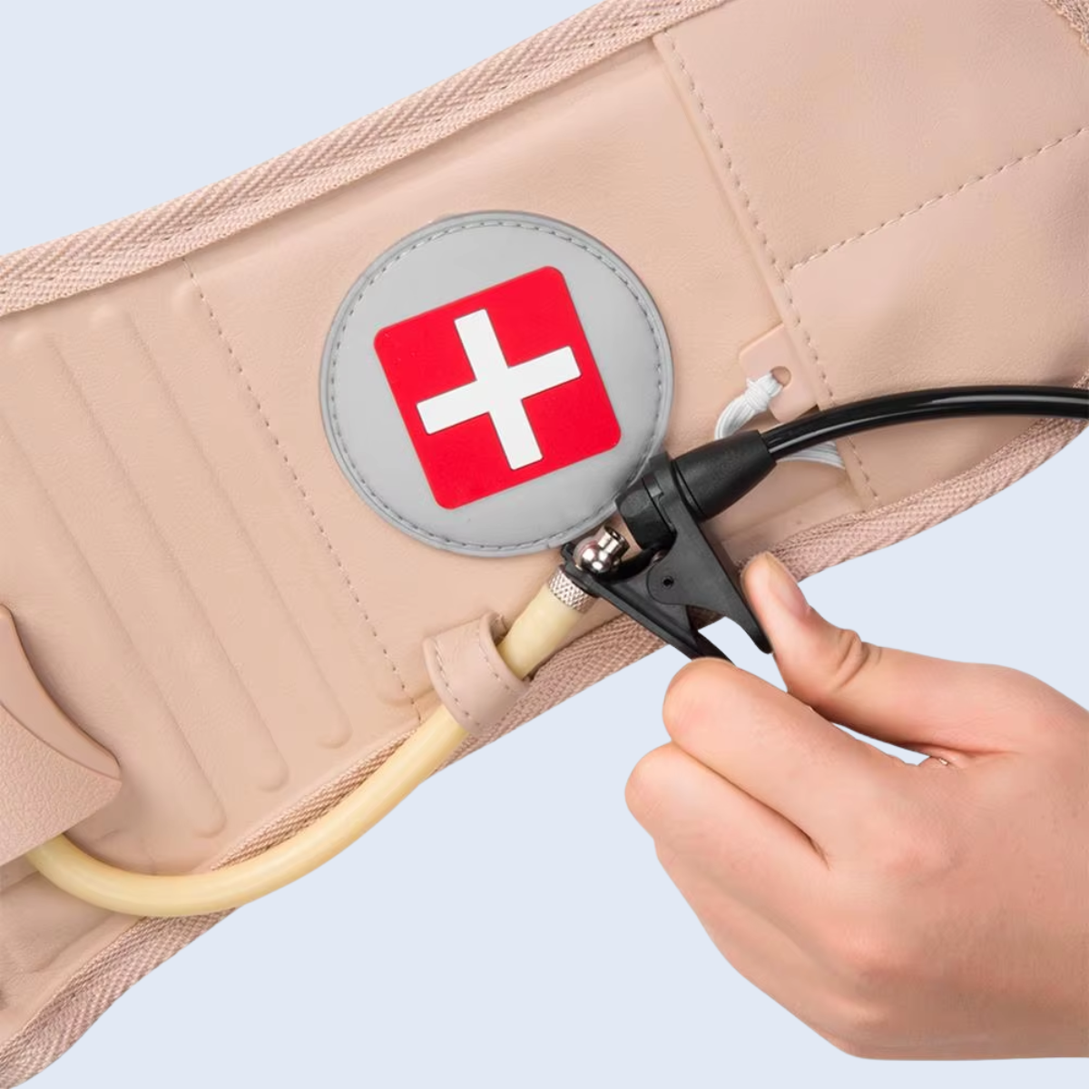 B&B Inflatable Back Support Belt with Adjustable Air Cushioning