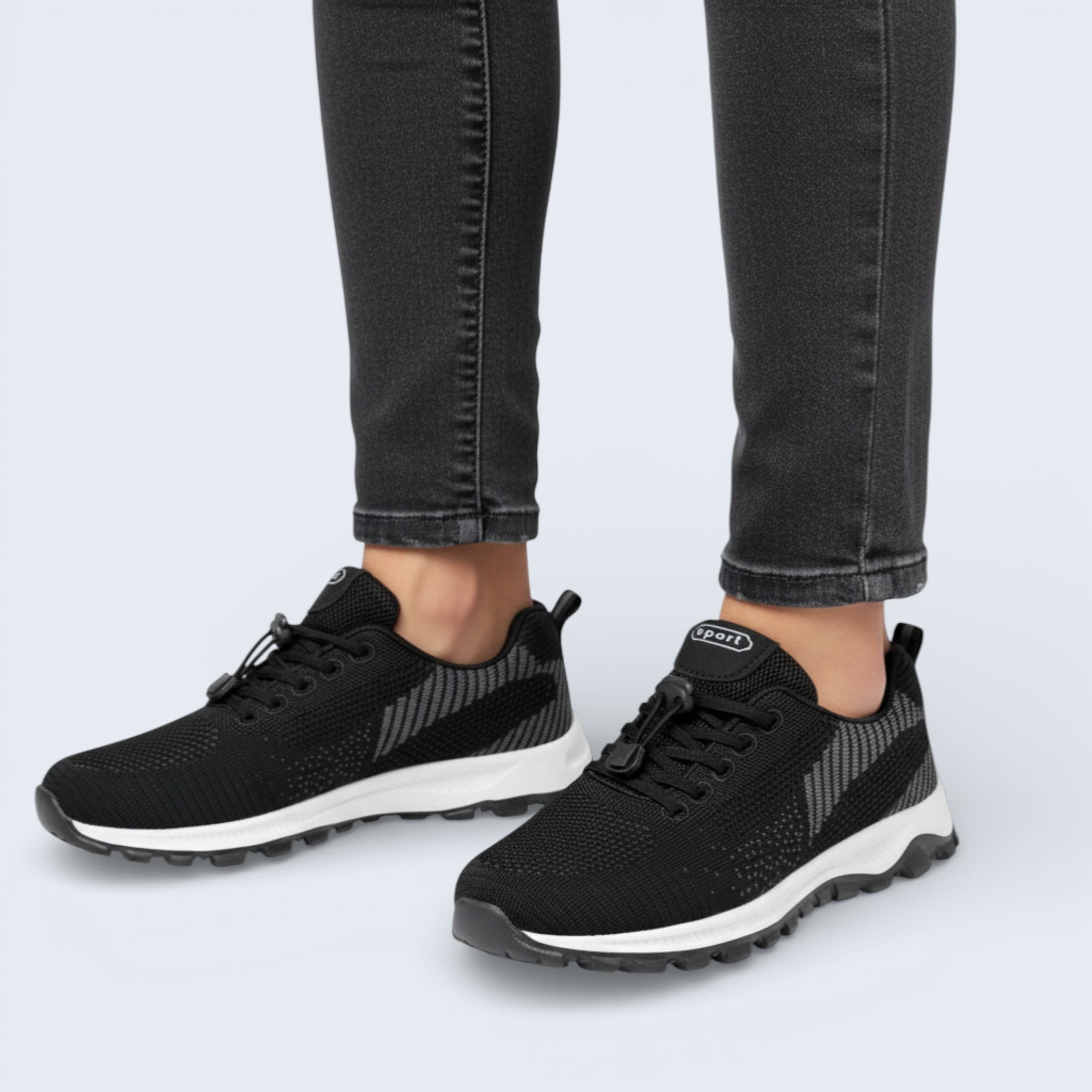 B&B Easy-On Walking Trainers – Lightweight, Breathable & Cushioned