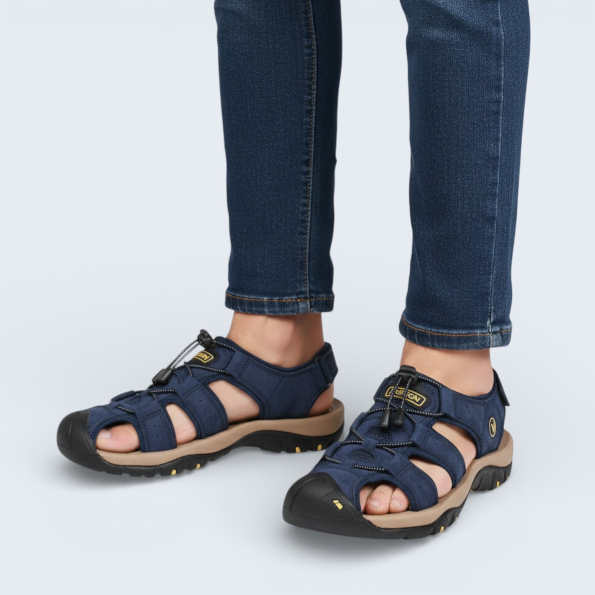 B&B Men Walking Sandals – Breathable and Cushioned Everyday Comfort