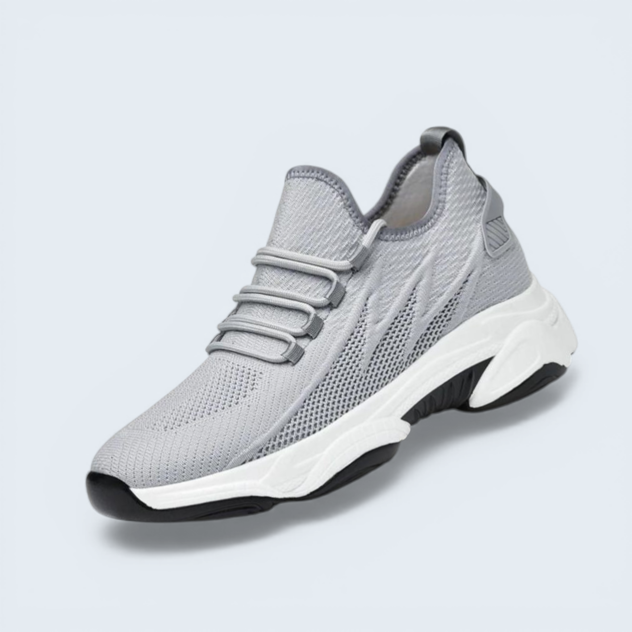 B&B Men Sneakers – Cushioned Hidden Lift Everyday Comfort for Daily Wear