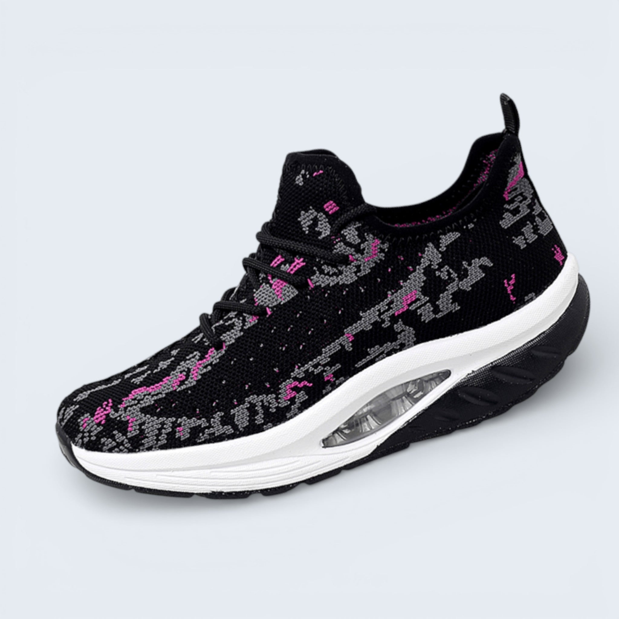 B&B Lightweight Walking Trainers – Breathable Knit & Air-Cushioned Sole