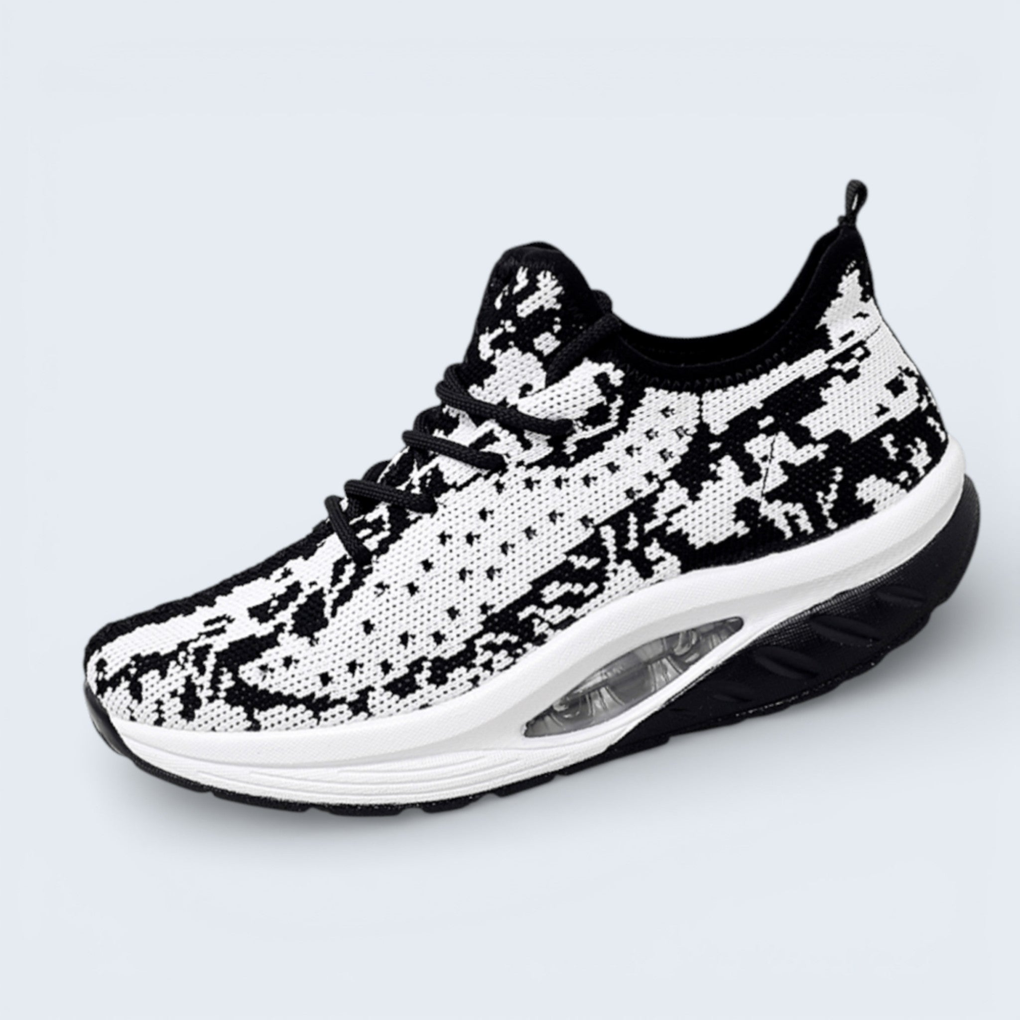 B&B Lightweight Walking Trainers – Breathable Knit & Air-Cushioned Sole