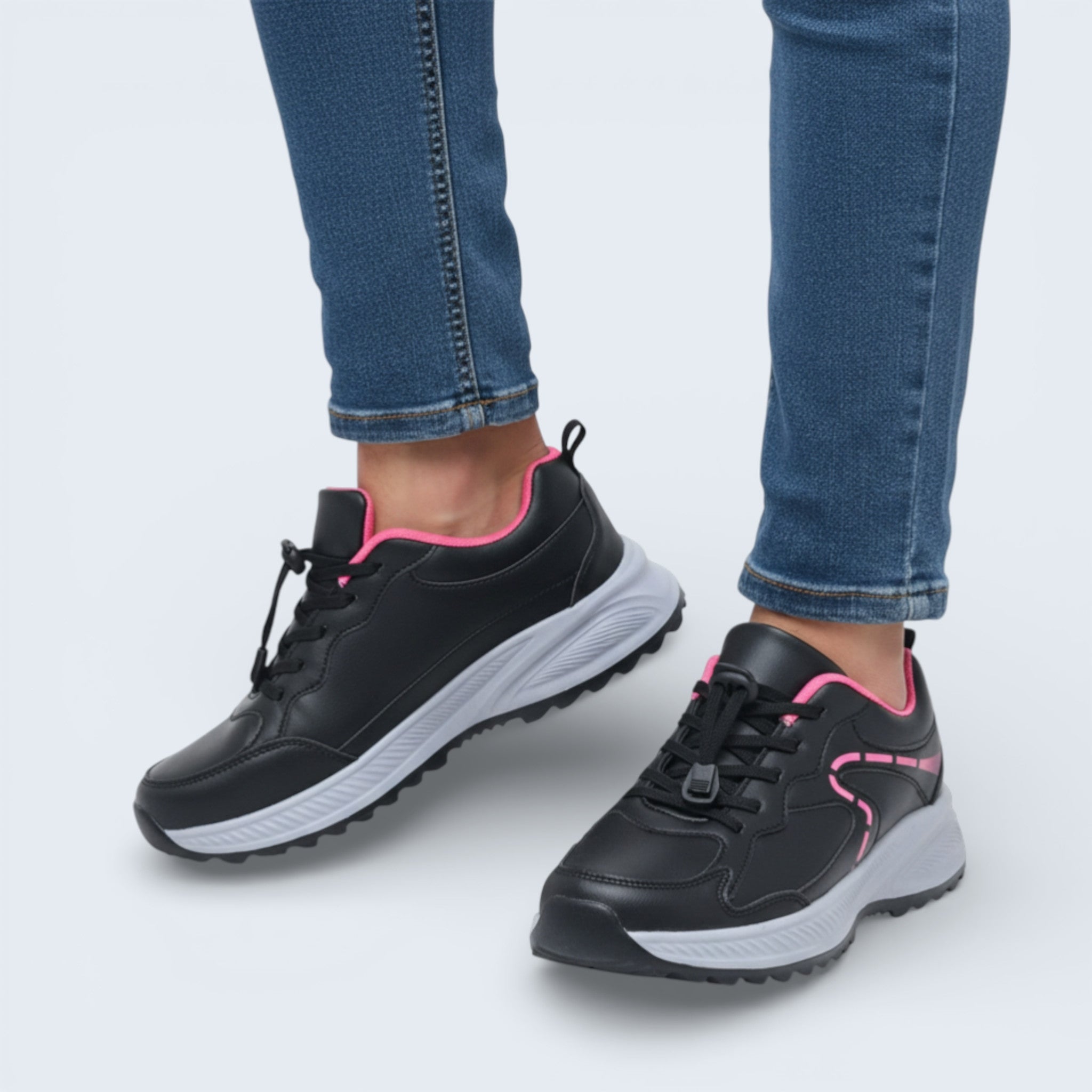 B&B Lightweight Walking Shoes – Cushioned Support & Slip-Resistant Sole