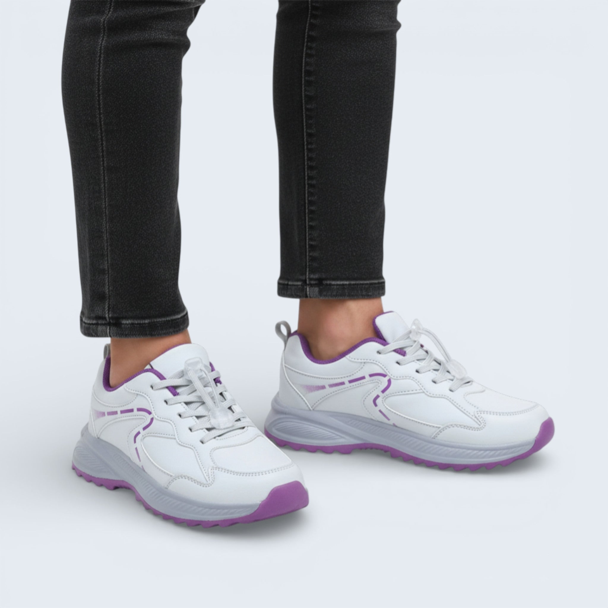 B&B Lightweight Walking Shoes – Cushioned Support & Slip-Resistant Sole