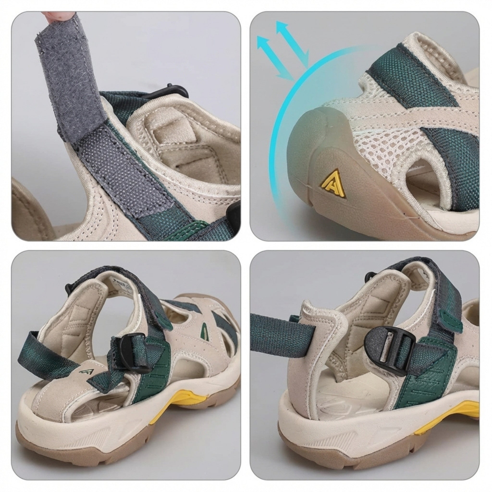 B&B Women's Sandals – Lightweight Adjustable for Walking