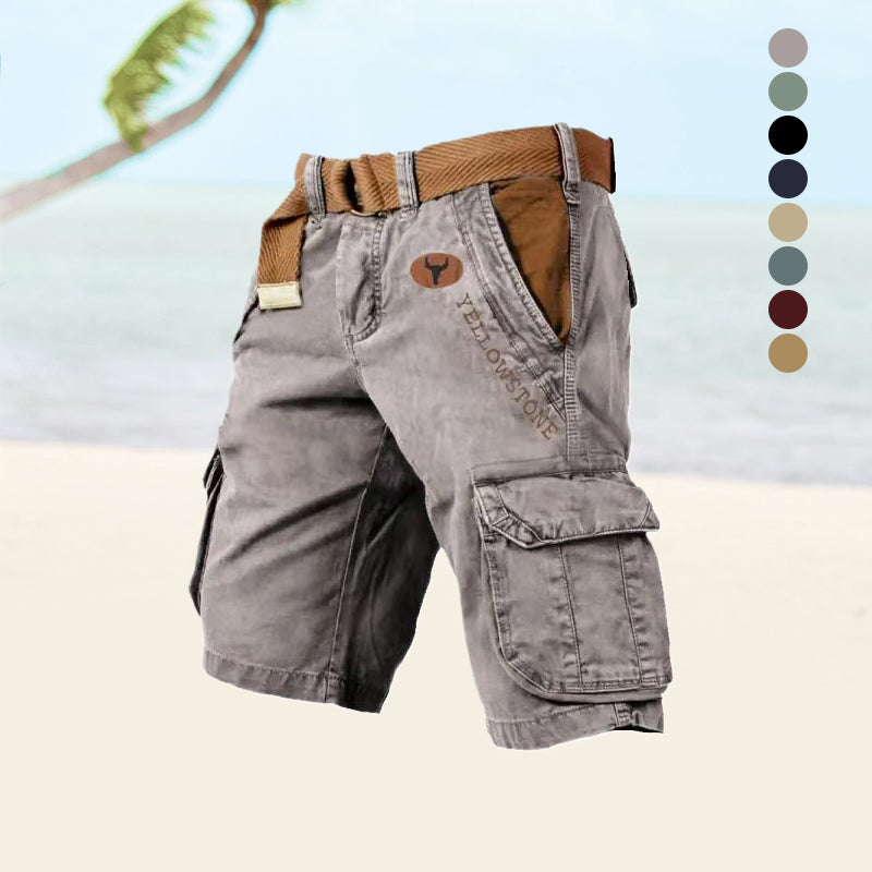 Multifunctional Casual Cargo Shorts for Men - Ultimate Comfort and Versatility