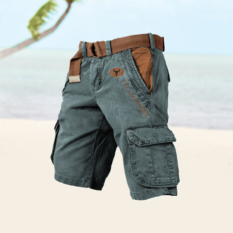 Multifunctional Casual Cargo Shorts for Men - Ultimate Comfort and Versatility