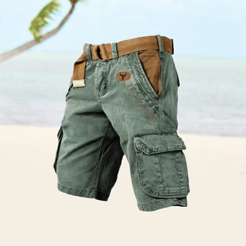 Multifunctional Casual Cargo Shorts for Men - Ultimate Comfort and Versatility