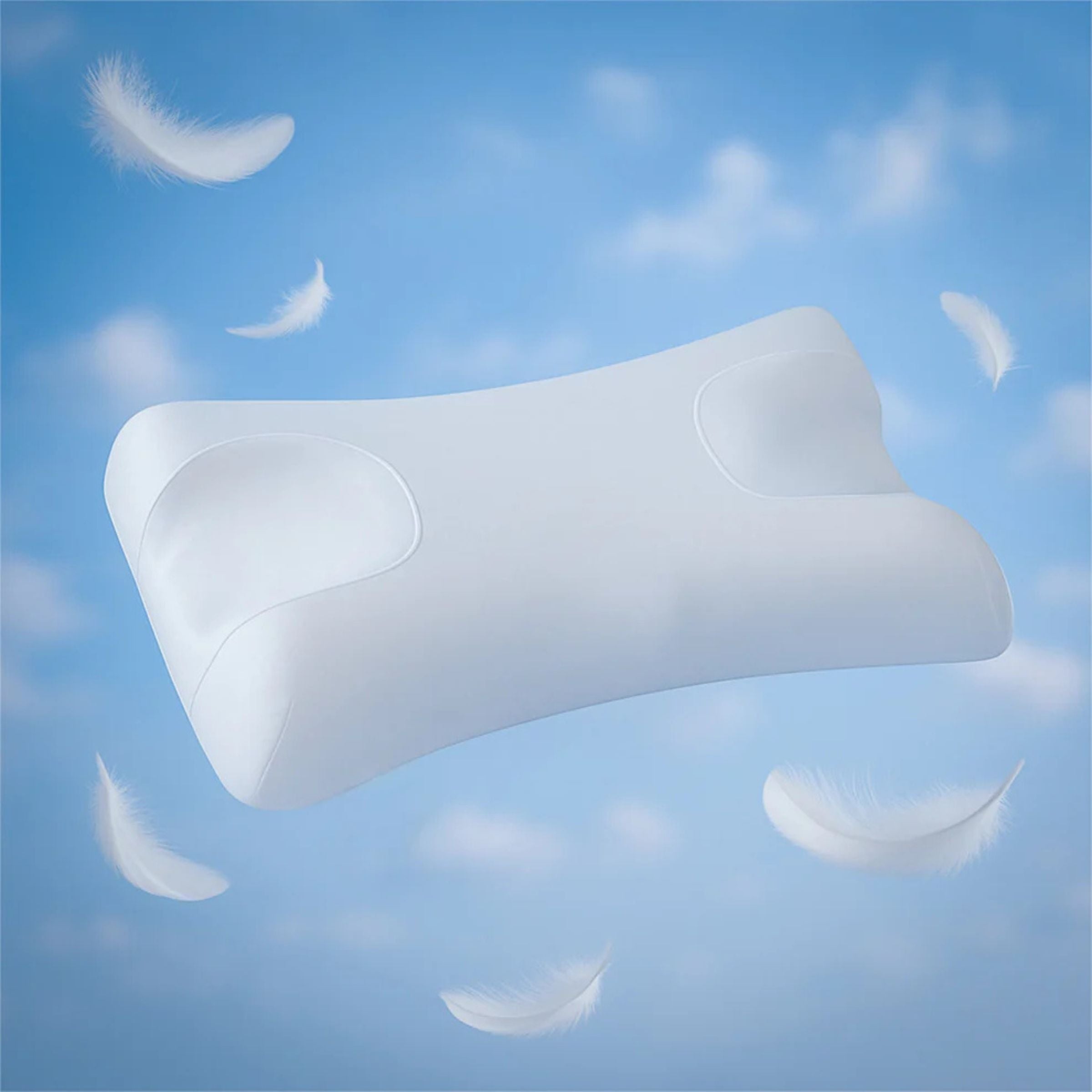 B&B Beauty Sleep Contour Pillow with Satin Pillowcase