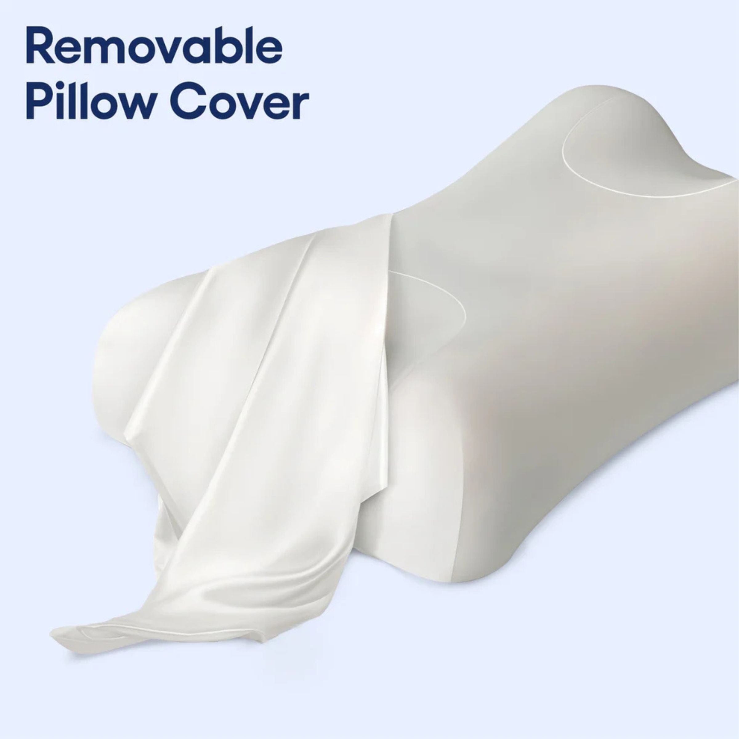 B&B Beauty Sleep Contour Pillow with Satin Pillowcase