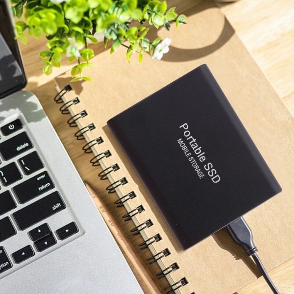 Portable External SSD with USB Cable High Speed Data Storage Device