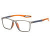 Ultra-Lightweight Men's Blue Light Blocking Glasses with Rectangular Frame and HD Lenses