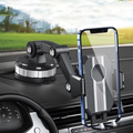 Car Phone Holder with Strong Suction and 360° Rotation for One-Handed Use and Universal Compatibility