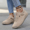 Women's Comfortable Lace-Up Trainers Cushioned Flat Sole Everyday Shoe