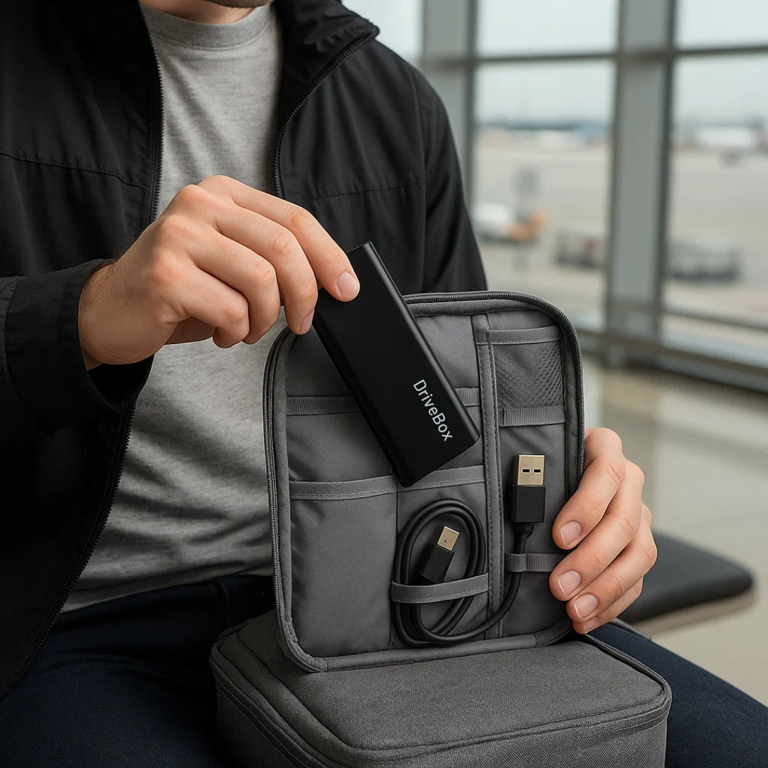 Portable 4 TB External SSD with USB-C Connection Compact Data Storage Device