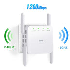 WiFi Range Extender with Dual Band Support and WPS Setup