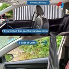 Pare-soleil magnétiques pour vitres de voiture avec protection contre les UV et écran d’intimité