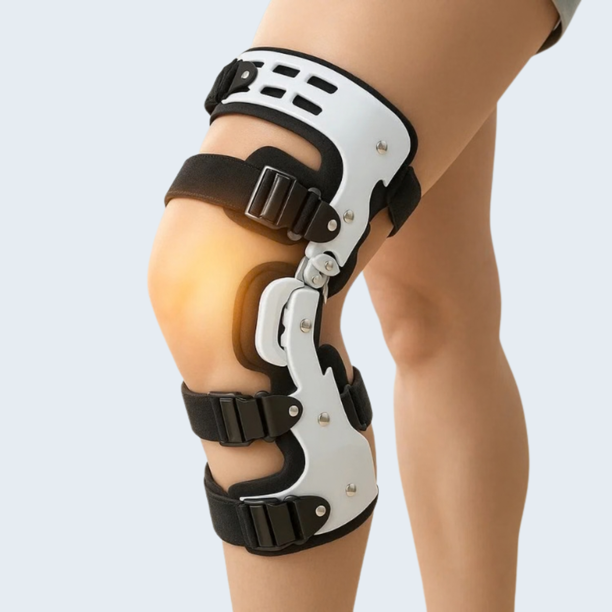 B&B Hinged Knee Support Brace | Adjustable Stability Brace for Men & Women
