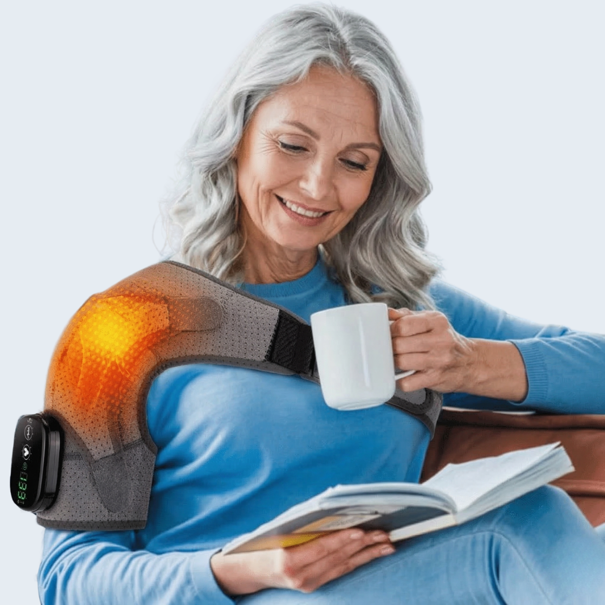 B&B Heated Shoulder Wrap Massager