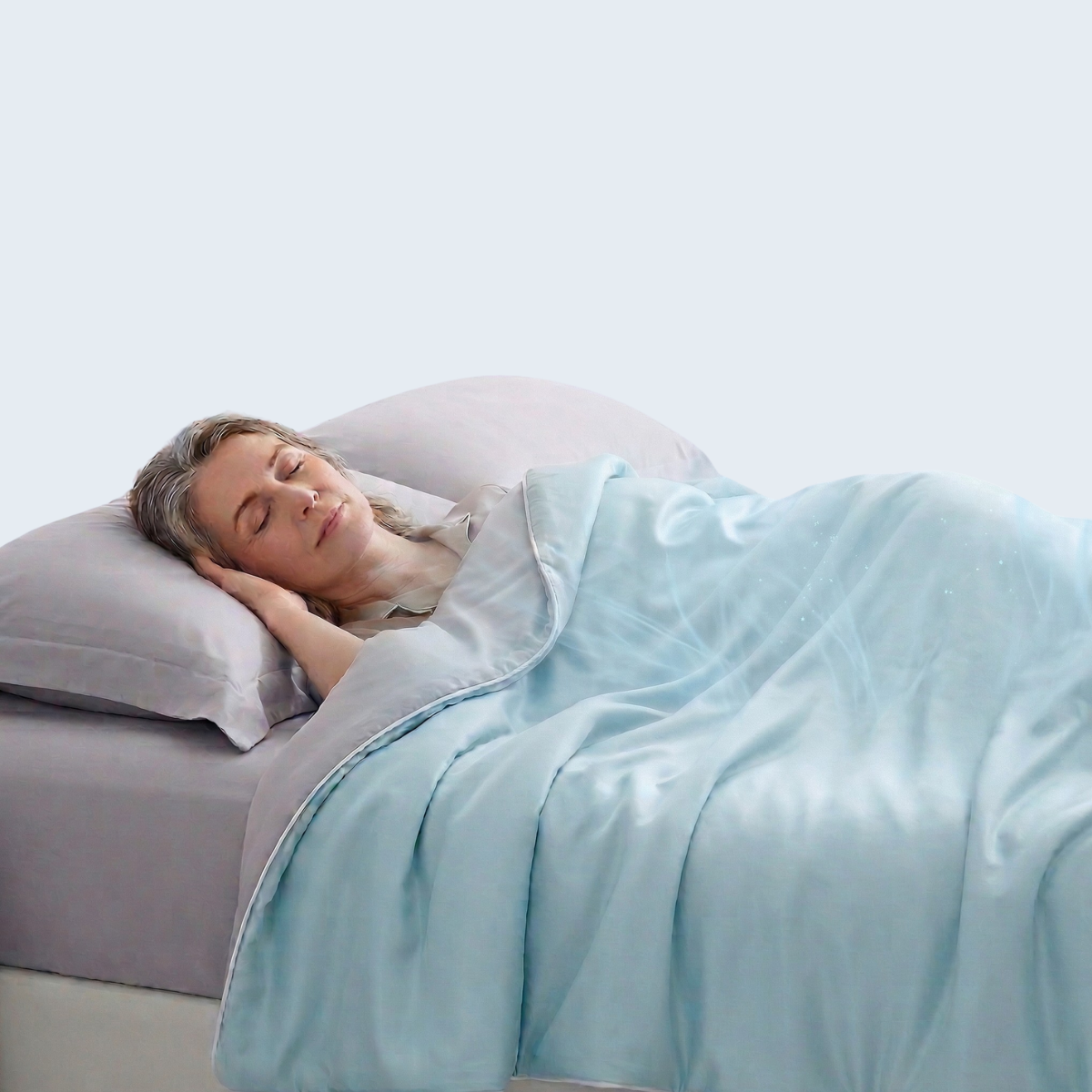 B&B Cooling Summer Quilt — Lightweight Ice Silk Blanket