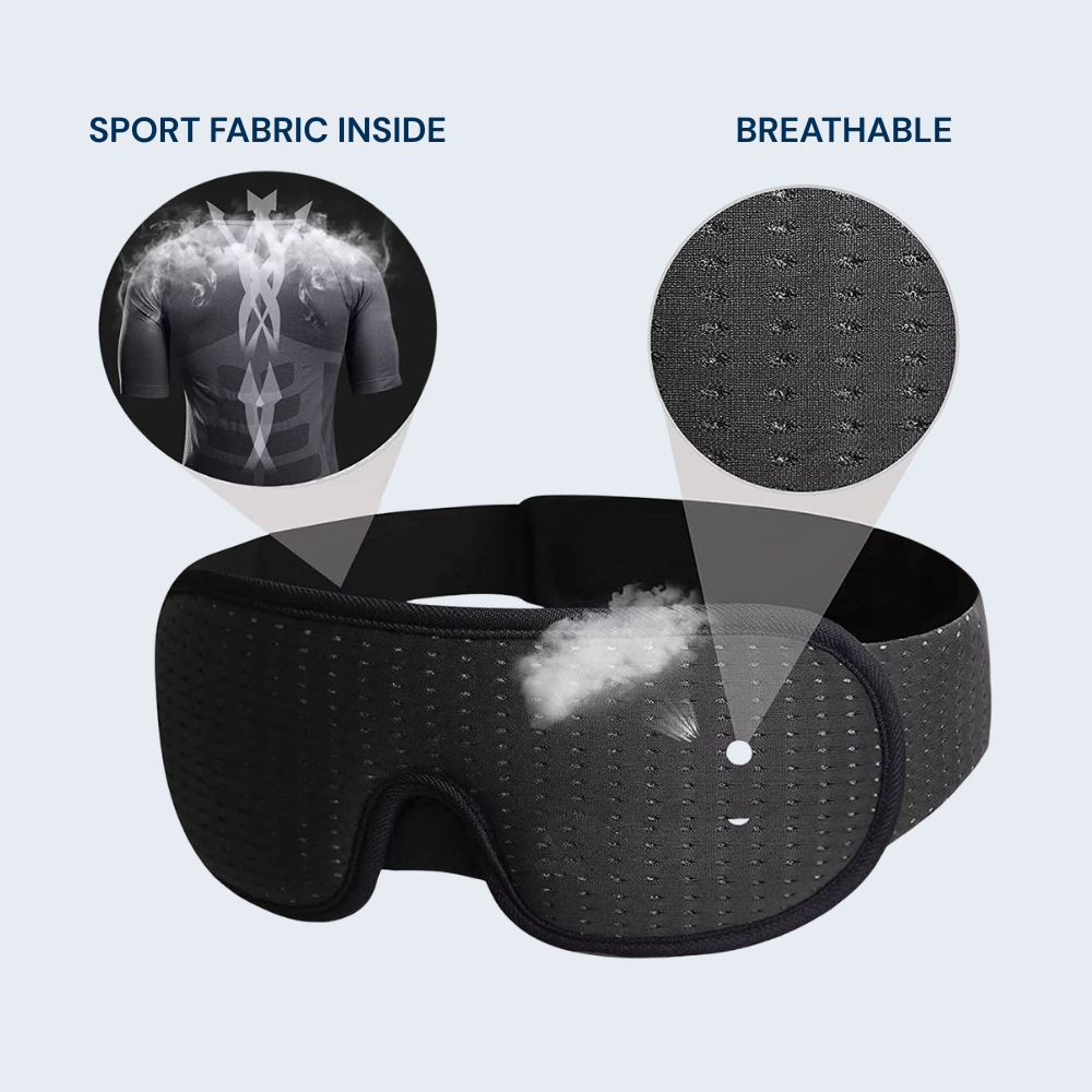 B&B Premium 3D Sleep Mask — Total Darkness for Deeper Rest