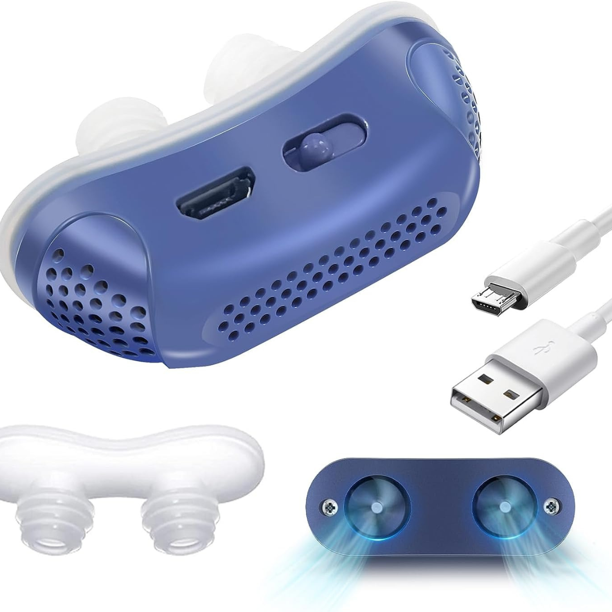 B&B Anti-Snoring Sleep Aid – USB Rechargeable Nose Vent for Easier Breathing
