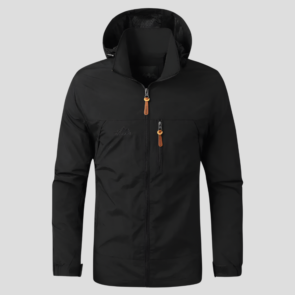 Men's Waterproof Windproof Outdoor Jacket for All-Weather Adventures