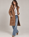 Men's Hooded Wool Blend Knitted Gilet with Toggle Fastening and Ribbed Cuffs