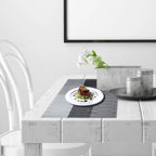 Ensemble de 4 sets de table rectangulaires durables en PVC, lavables et résistants à la chaleur, pour protéger la table