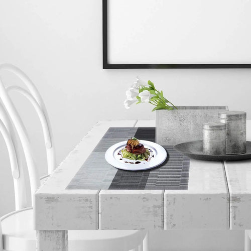 Ensemble de 4 sets de table rectangulaires durables en PVC, lavables et résistants à la chaleur, pour protéger la table