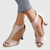 Women's Heels Comfortable Open Toe Dress Shoes