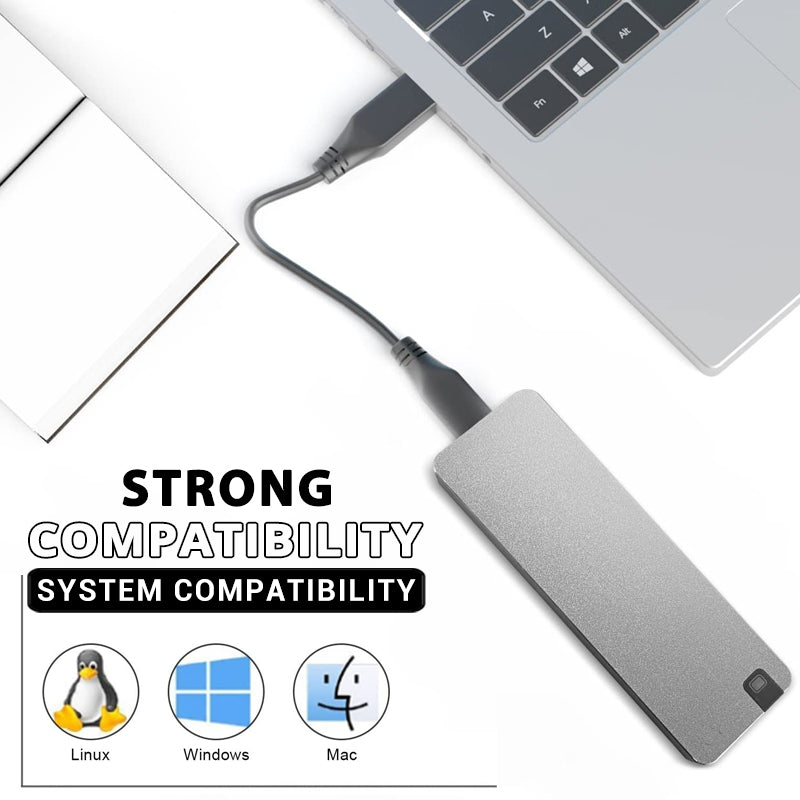 Disque dur SSD externe portable pour un stockage fiable et des transferts rapides