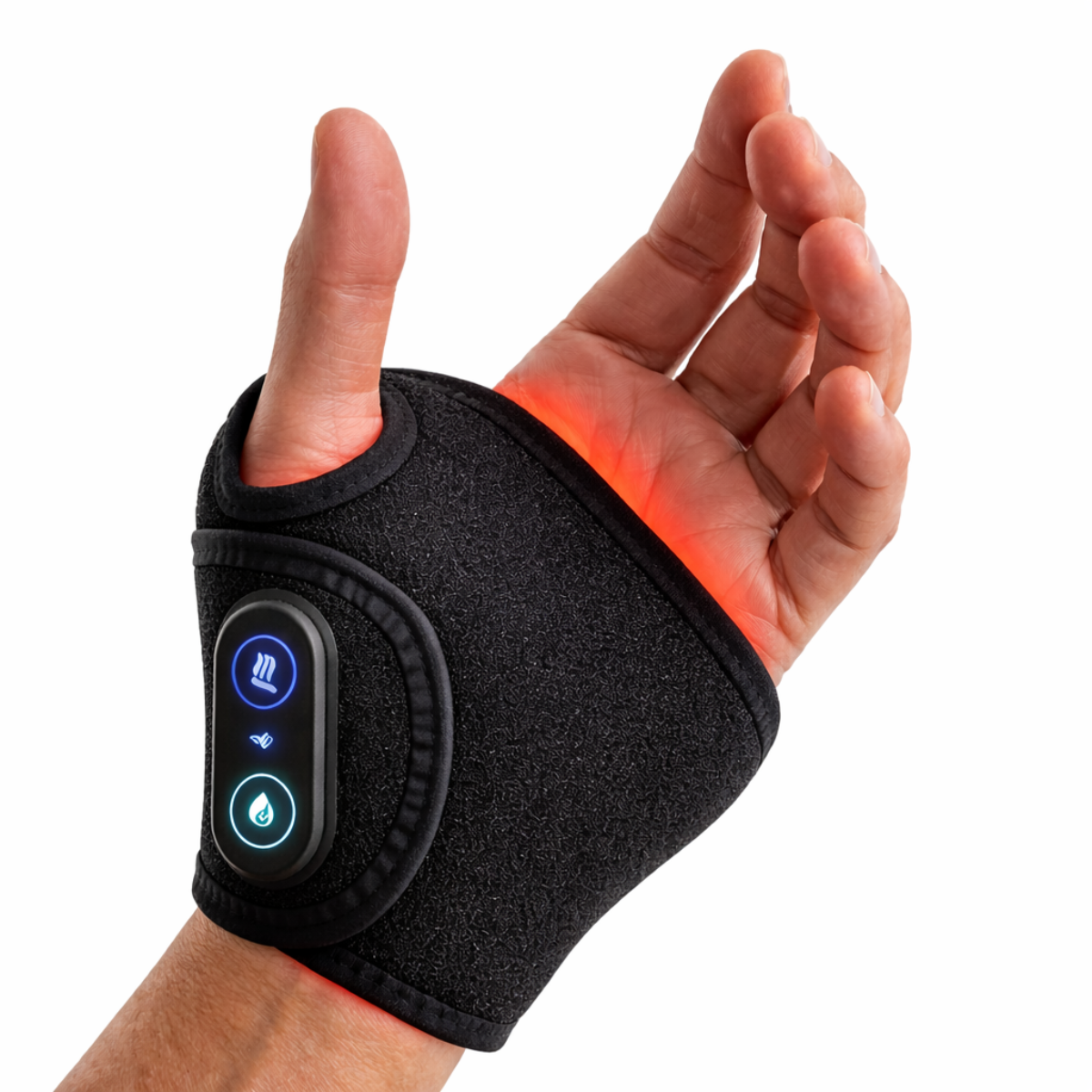 B&B Red Light Wrist Wrap – LED Light Support for Wrist Comfort & Daily Recovery