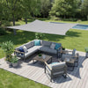 Voile d'ombrage rectangulaire imperméable pour patio et balcon