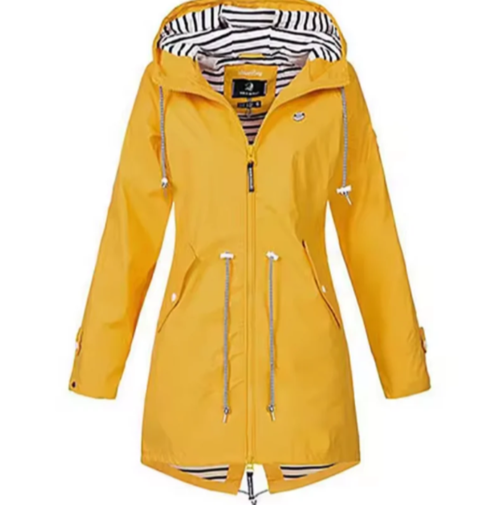 Veste à capuche imperméable pour femme, idéale pour les aventures en plein air