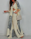 Women's Wide Leg Two-Piece Outfit Set