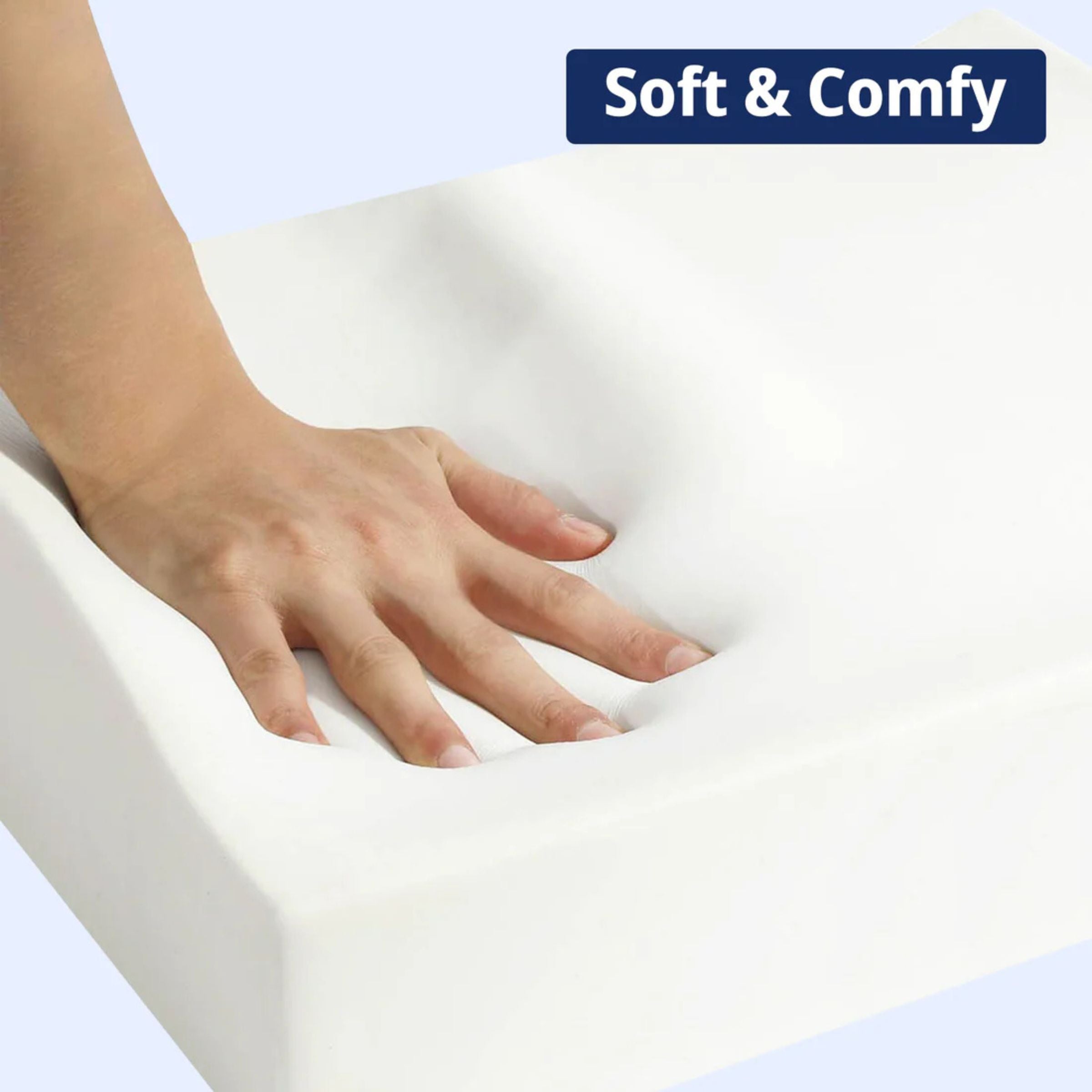 B&B Beauty Sleep Contour Pillow with Satin Pillowcase