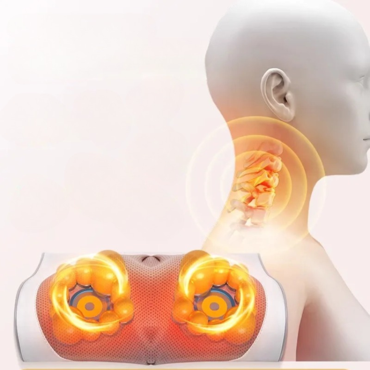 B&B ComfortHeat Neck & Back Massager Pad