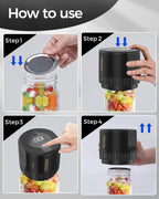 Scelleuse sous vide électrique pour bocaux Mason avec couvercles, kit portable de conservation des aliments