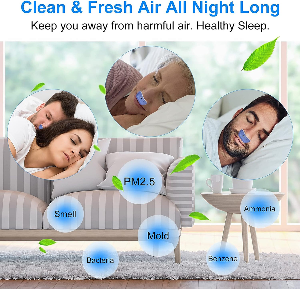 Kompakt mikro-CPAP készülék alvási apnoé enyhítésére és horkolás elleni utazási megoldásként