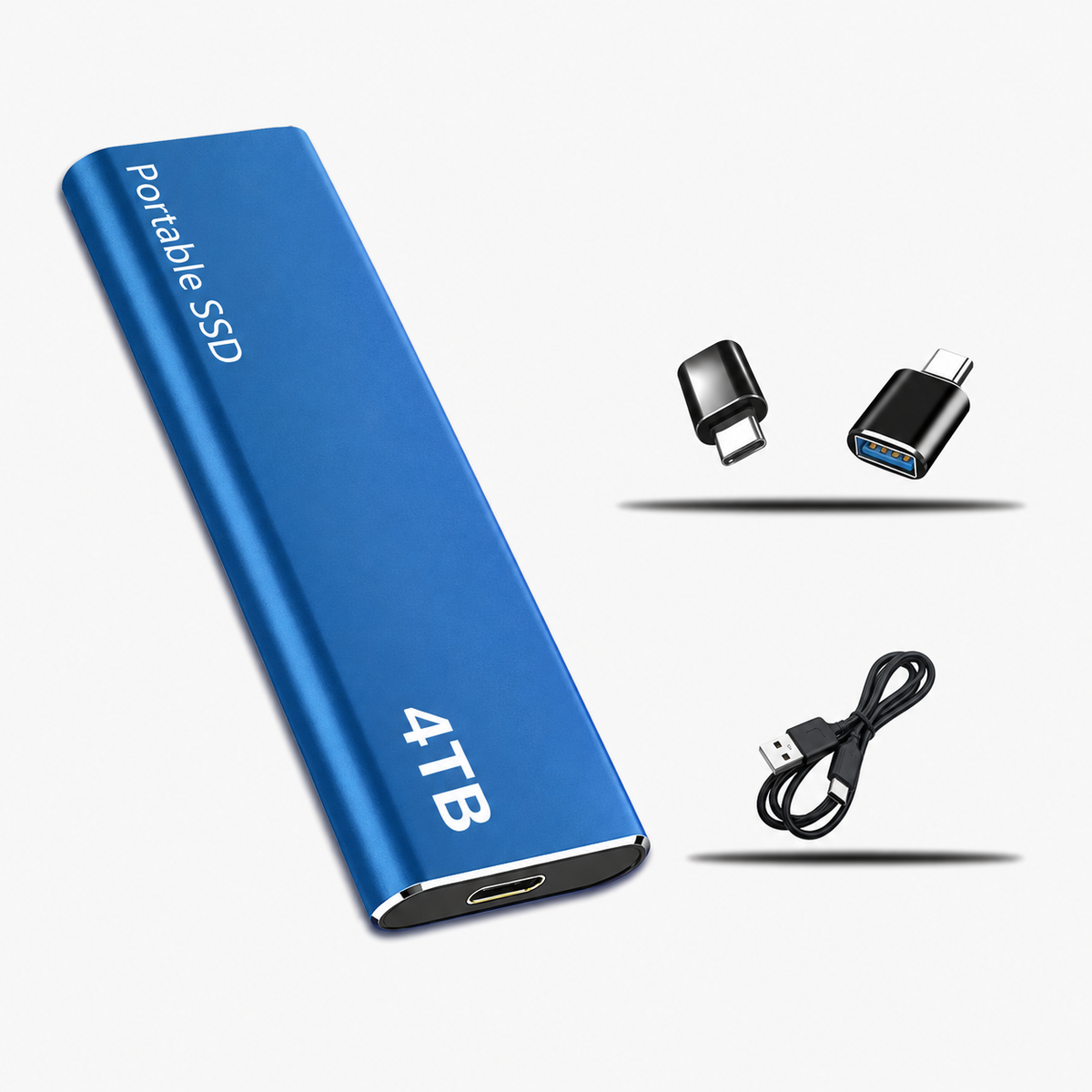 4TB külső SSD – hordozható USB-C tárolómeghajtó PC-hez, Mac-hez és laptophoz