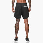 Men's Lightweight 2-in-1 Fitness Shorts with Compression Layer and Inner Pocket