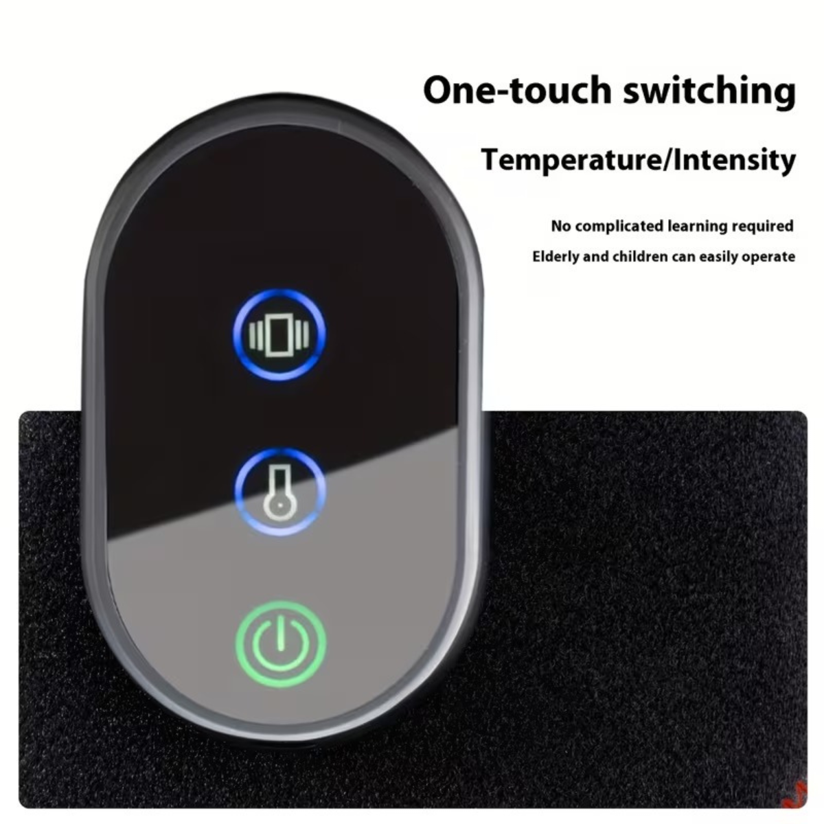 B&B Heated Ankle & Foot Massager (2 Pack) – Vibration Massage & Adjustable Heat