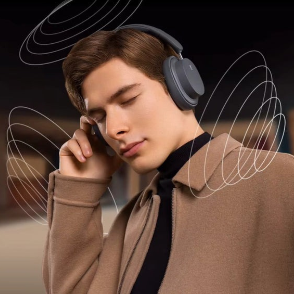 B&B Wireless Over-Ear Headphones – Active Noise Cancelling, Bluetooth & 30H Battery Life